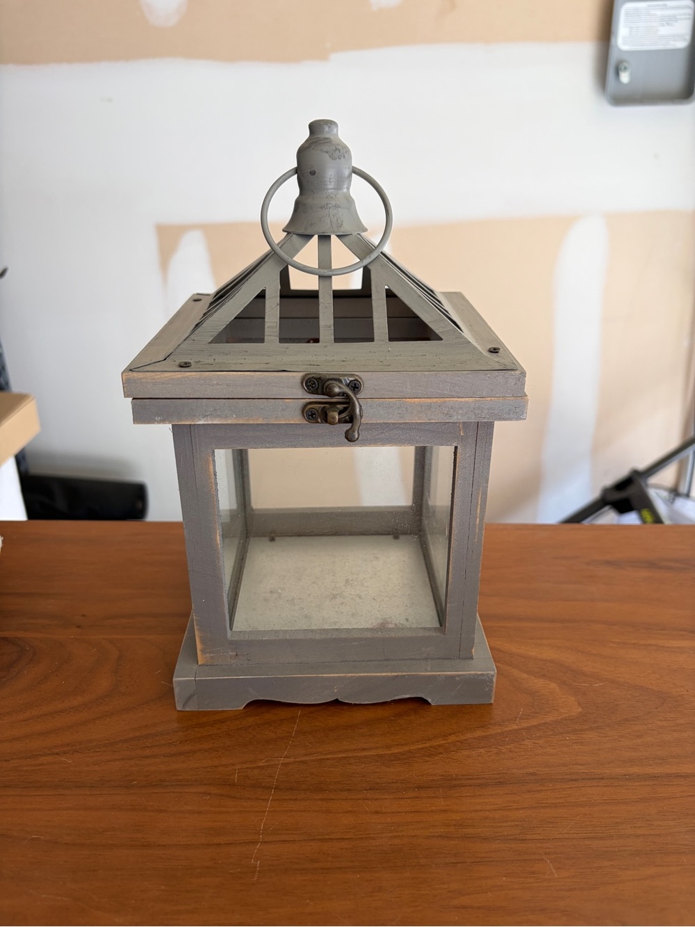 Gray Decorative Lantern - Unbranded Rustic Home Accent